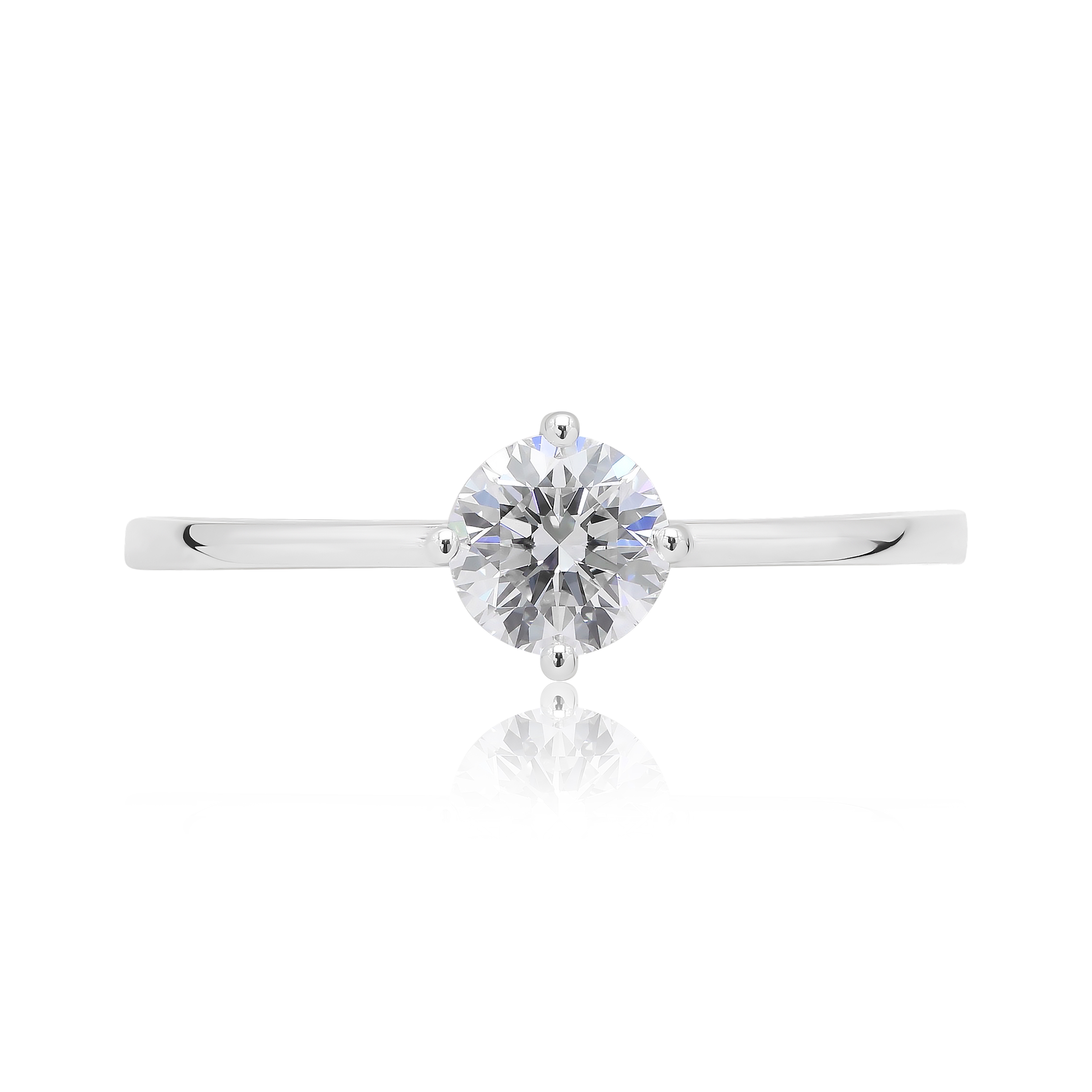 Bague de fiançailles Sereine en or blanc 18k