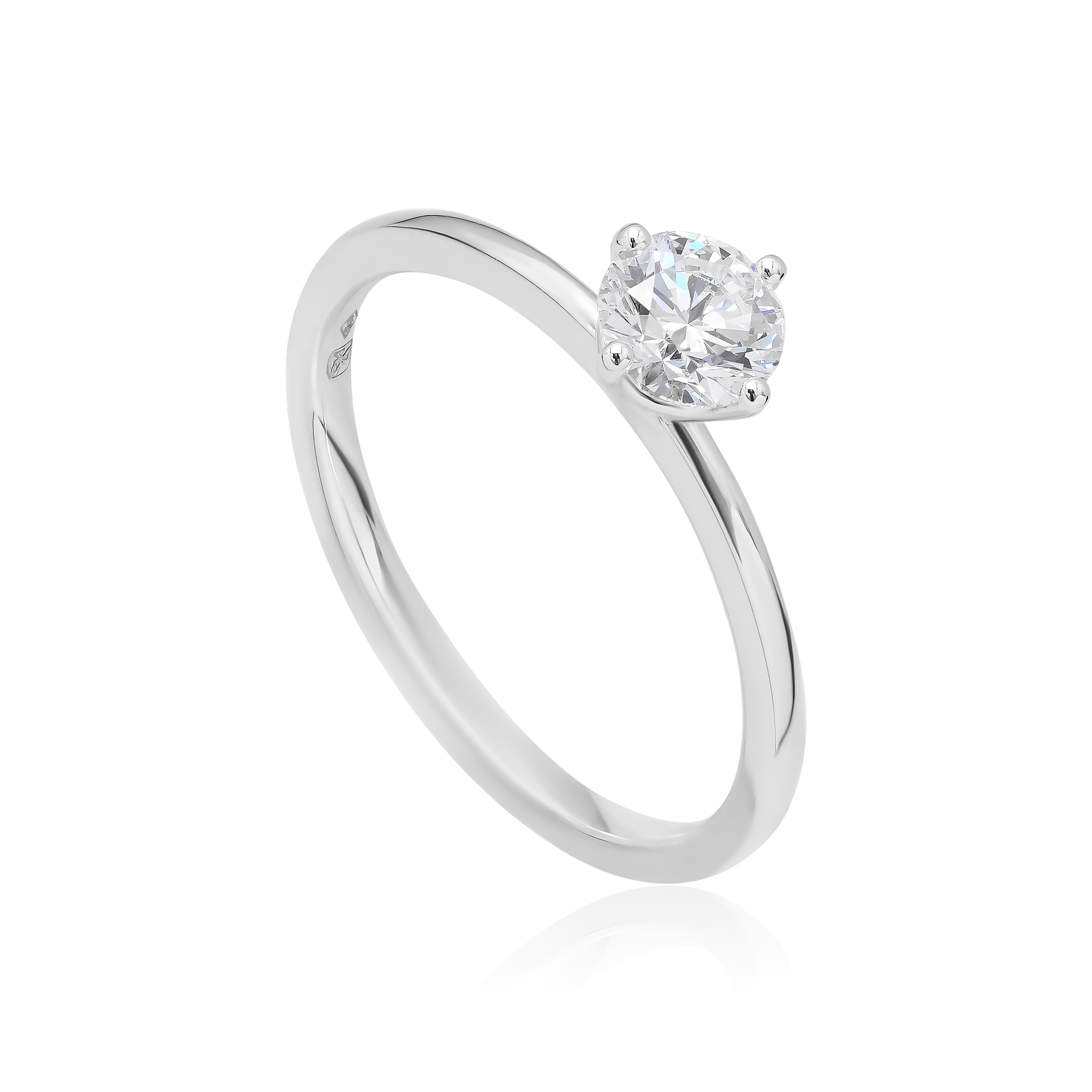Bague de fiançailles Sereine en platine