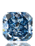 diamant bleu fancy vivid blue asscher
